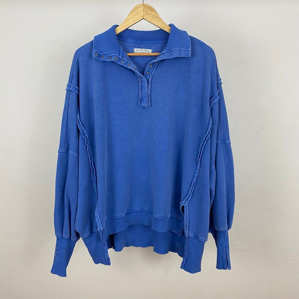 We The Free - Free People Camden Sweatshirt - Lake Victoria - Small